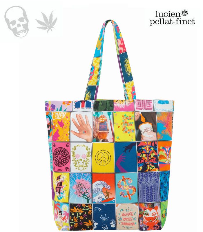 ルシアンぺラフィネ　25周年記念　インビテーション トートバッグ lucien pellat-finet Skull Bag