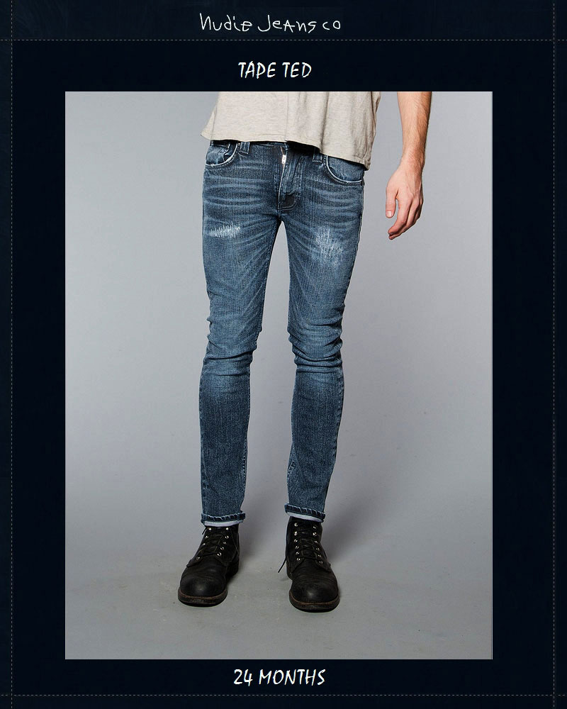 ヌーディージーンズ NudieJeans テープテッド 24か月 ビンテージデニム L30TapeTed 24Months 北欧 スウェーデン