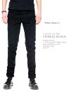 ヌーディージーンズ　NudieJeans リーンディーン　クリンクル　ブラック　L30Nudiejeans LeanDean CRINKLE BLACK 北欧　スウェーデン　ブラックデニム