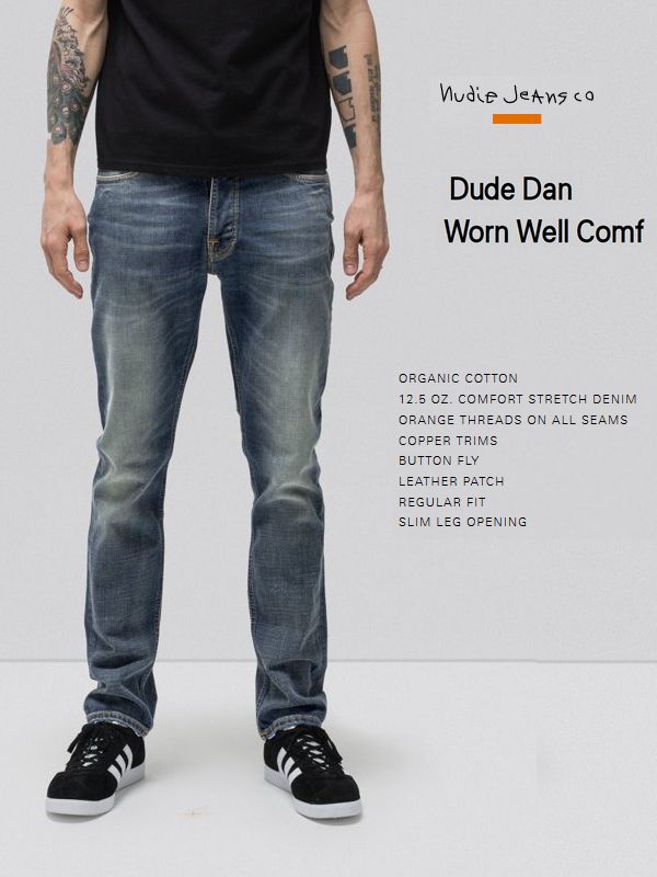 NudieJeans DUDEDAN WORN WELL COMF L30̡ǥ ǥ塼ɥ󡡥󥦥륳աǥ...