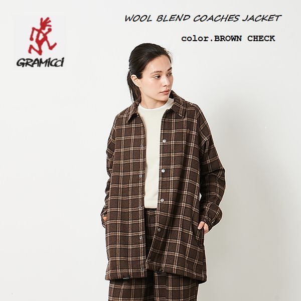 秋冬 GRAMICCI グラミチ ウール ブレンド コーチ ジャケットWOOL BLEND COACHES JACKETグラミチ国内正規取り扱い