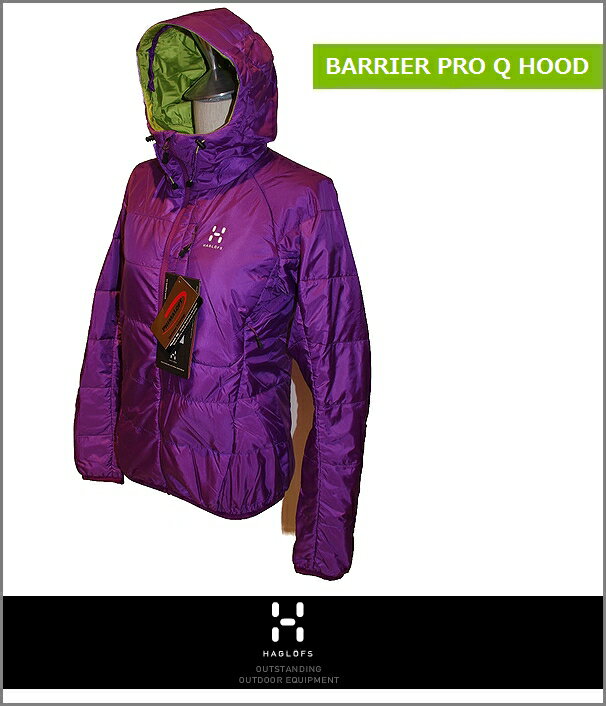 HAGLOFS Barrier Pro Q Hood Womanホグロフス バリア プロ ジャケット 女性用