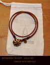ButtonWorksAmerica【♯BrassConcho-SuedeBracelet brown】【ボタンワークス コンチョスウェードブレスレット/ブラウ...