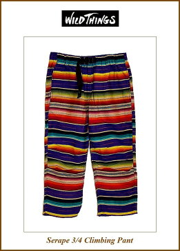 【Wild Things】【SERAPE”3/4ショーツ”perple】【セラペショーツ/パープル】