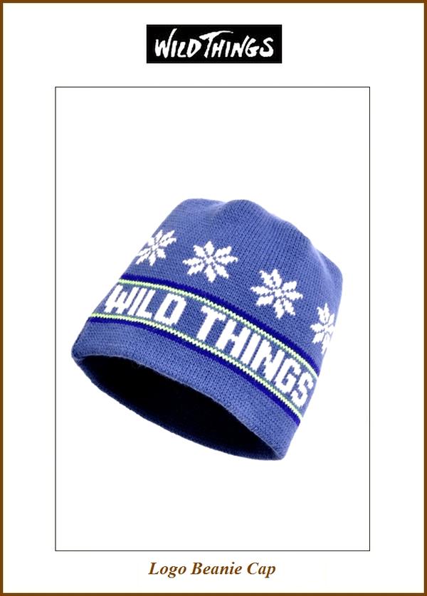 yWild ThingszyLOGO-BeanieCaphbluez