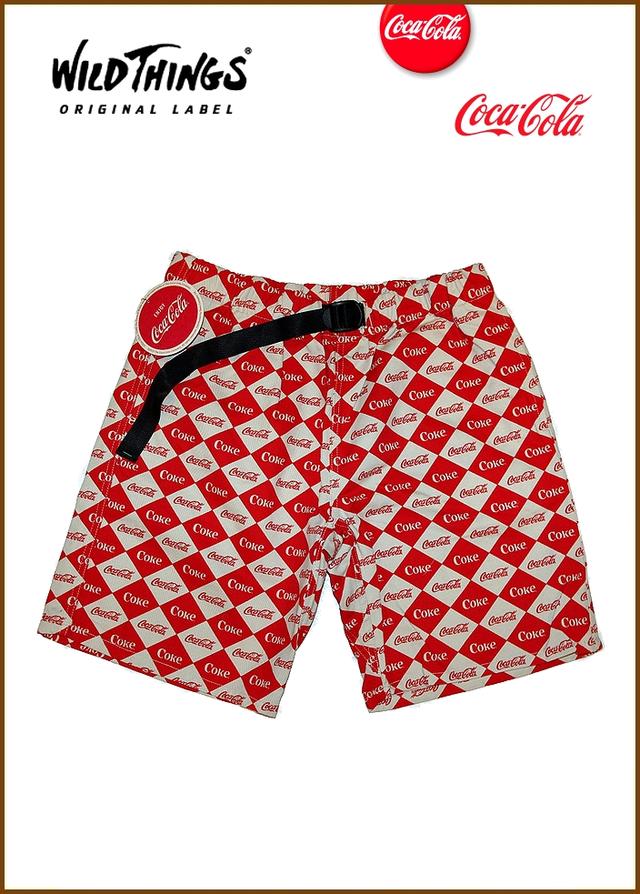 ワイルドシングス コカコーラ ダブルネーム クライミングショーツ 短パンWildthings CocaCola
