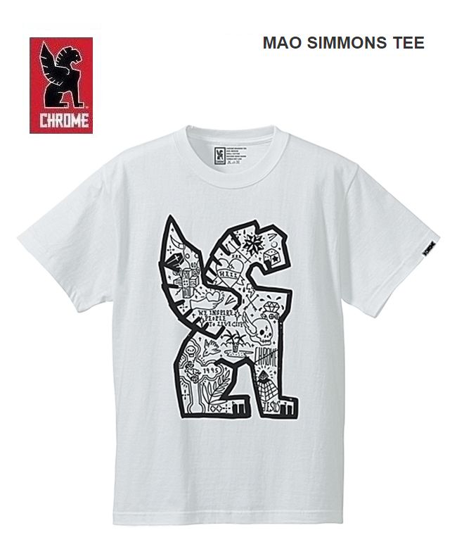 クローム 日本限定モデル マオ シモンズ TシャツCHROME JAPAN LTD MAO SIMMONS Tshirt