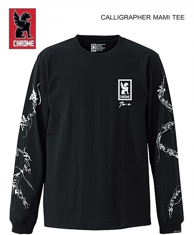 クローム 日本限定モデル カリグラファー万美　ロングTシャツCHROME JAPAN LTD CALLIGRAPHER MAMI LS Tshirt