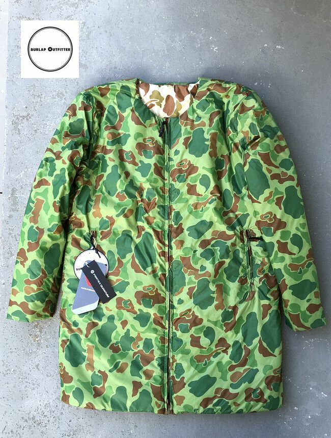 BURLAP OUTFITTER B80 Crew Long Jacketバーラップアウトフィッター リバーシブル迷彩ジャケット プリマロフト 秋冬