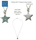 ターコイズネックレス（レディース） CALIFOLKS　カリフォークス　スター　クラシック　インレイ　ターコイズ　ネックレス　シルバー925Star classic Inlay Turquoise Necklace　カリフォルニア　LA発　アメリカ製　メイドインUSA