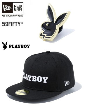 ニューエラ　NEW ERA　59FIFTY PLAYBOYプレイボーイ　ピンズ付き 限定モデル　ベースボールキャップ