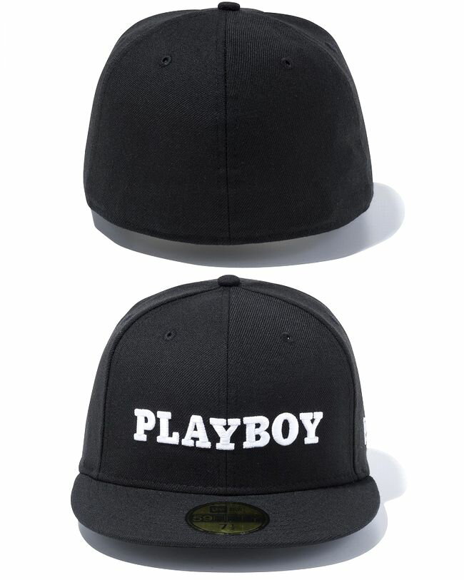 ニューエラ　NEW ERA　59FIFTY PLAYBOYプレイボーイ　ピンズ付き 限定モデル　ベースボールキャップ