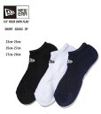 ニューエラ　NEW ERA　SHORT SOCKS 3P set3足セット　ショート丈　靴下代引き不可