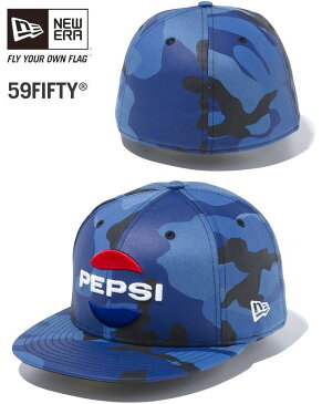 ニューエラ NEW ERA 59FIFTY ペプシ　カモ　迷彩　限定モデルPEPSI コラボ　ベースボールキャップ