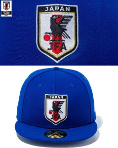ニューエラ NEWERA 59FIFTY JFA公認 サッカー日本代表オフィシャル エンブレム サムライブルー 限定モデル SAMURAI BLUE ベースボールキャップセール サッカー 用品 セール