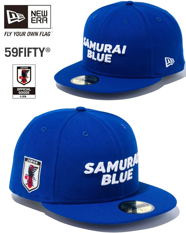 ˥塼 NEWERA 59FIFTY JFAǧåɽե 饤֥롼ǥ SAMURAI BLUE ١ܡ륭åס11599585