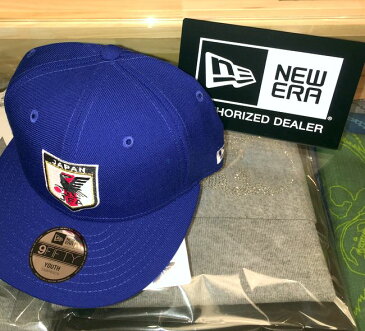 ニューエラ NEWERA 9FIFTY YOUTH JFA公認 2018 サッカー日本代表オフィシャル エンブレム 日の丸 サムライブルー 限定モデル キッズSAMURAI BLUE ベースボールキャップ
