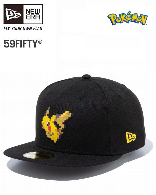 ニューエラ　NEW ERA　59FIFTY　ポケモン　pokemon　8ビット　ピカチュウ　限定モデル　12884825