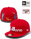 ニューエラ NEW ERA BALLISTIK BOYZ from EXILE TRIBE バリスティックボーイズ マルチロゴ スカーレット 59FIFTY キャップ 限定モデル 在庫限り