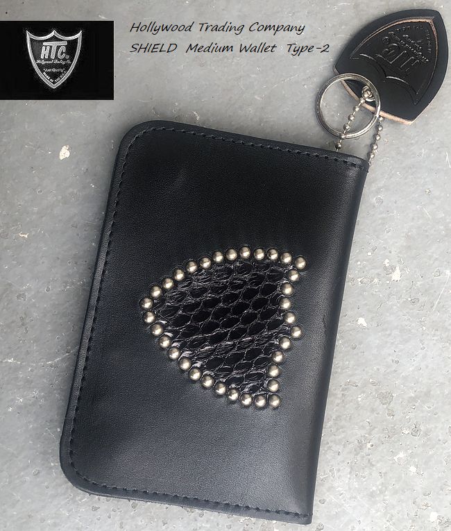 HTC@nEbhg[fBOJpj[@V[h@^Cv2@EHbg@Xl[N@֊v@AJ@X^bY@z@ubNHollywoodTradingCompany SHIELD SNAKE TYPE2 MEDIUM WALLET BLACK SILVER