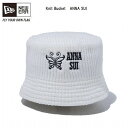 ニューエラ　NEWERA　ニットバケット　Knit Bucket　ニットバケット Knit Bucket ANNA SUI アナ スイ ホワイト　 14124294　在庫限り 世界的ウィメンズブランドANNA SUIとのコラボコレクション