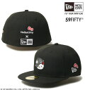 ニューエラ NEW ERA 59FIFTY HELLO KITTY ハローキティ キャップ ブラック 限定モデル 在庫限り 14348625 ※北海道沖縄離島...