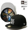 ニューエラ 59FIFTY The Met メトロポリタン美術館 ゴッホ ライニングアート ブラック/ホワイト キャップ 限定モデル 在庫限り 1445739...