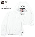 ニューエラ NEW ERA 長袖 オーバーサイズド コットン Tシャツ ジャン ミシェル バスキア ホワイト JEAN MICHEL BASQUIAT 13772315