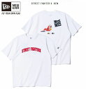 ニューエラ NEW ERA ストリートファイターII 半袖 コットン Tシャツ ケン ホワイト レギュラーフィット 14124670 限定モデル 在庫限り 人...