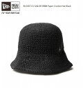 ニューエラ NEW ERA バケット01 セーラーブリム Paper Crochet Hat ブラック 限定モデル 在庫限り 14419293 ※北海道沖縄離島...