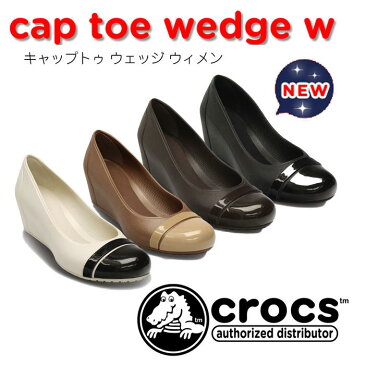 crocsクロックス【cap toe wedge w/キャップトゥウェッジウィメンズ】【クロックス国内正規取り扱い】
