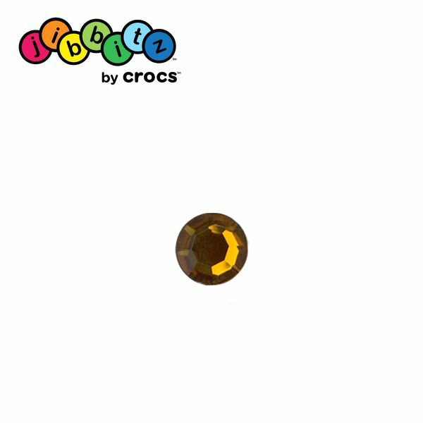 クロックス crocs ジビッツ ラインストーン ブラウン【クロックス国内正規取り扱い】