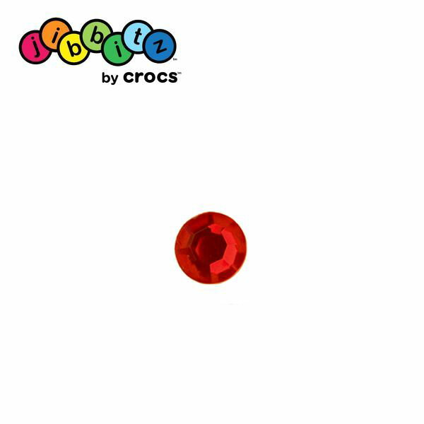 クロックス crocs ジビッツ ラインストーン レッド【クロックス国内正規取り扱い】