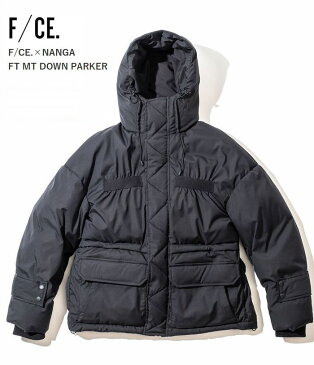 秋冬　FCE　エフシーイー　ナンガ　Wネーム 日本製　FT　MT　ダウンパーカ　ブラック　女性用　レディスF/CE FT　MT　DOWN　PARKA　フィクチュール　ミリタリー　ダウンジャケット ヨーロッパ産ダウン