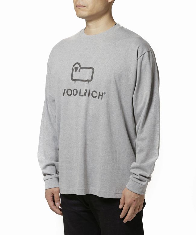 秋冬　ウールリッチ　リフレクティブ　ロゴ　ロングスリーブ　Tシャツ　アウトドアWOOLRICH OUTDOOR長袖シャツ　ウールリッチジャパン正規品