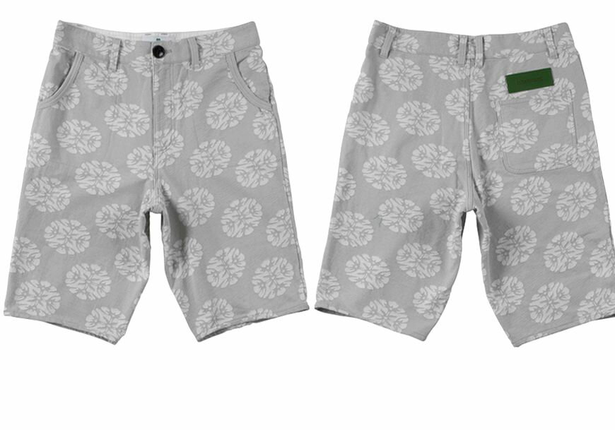 Cotton Pants - inhabitant　インハビタント【フラワー柄”裏毛ショーツ】