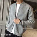 カーディガン メンズ ジャケット スプリングコート アウター コート セーター 羽織 体型カバー 前開き 軽アウター カジュアル 通勤 ビジネス