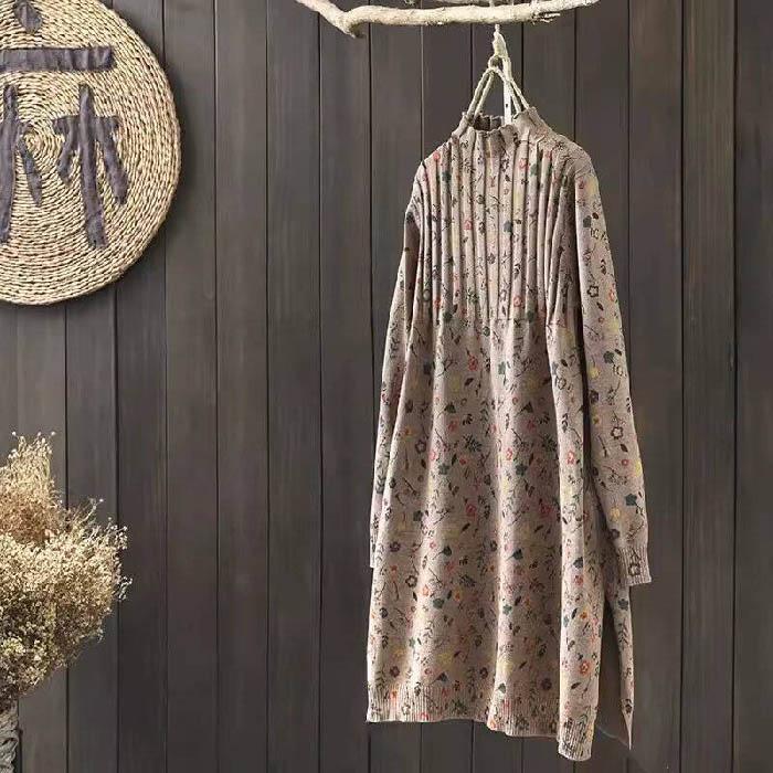 チュニックニットカットソーレディー...