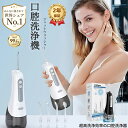 口腔洗浄機 ジェットウォッシャー 300ml大容量 50日作動時間 4つモード 防水 携帯型 歯間ジェット 歯周ポケット 歯垢除去 旅行大容量タンク 歯石取り ...
