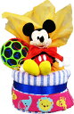 おむつケーキ ディズニー パンパース 1段 オーボール付き オムツケーキ 男の子 女の子 出産祝い 誕生日祝い