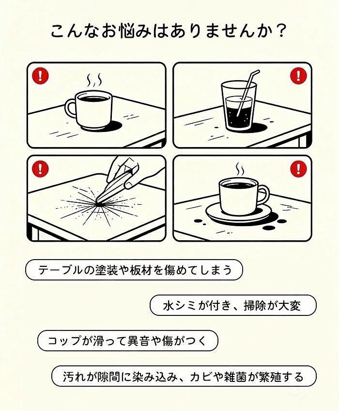 かぎ針編み コースター アニマルデザイン 手編み風 動物モチーフ ドリンクコースタ...