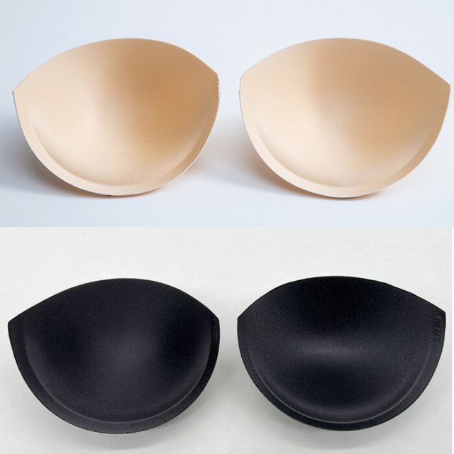 ブラパッド ブラジャーパッド ブラパット ブラインサートカップ 半月形 1 2カップ 胸パッド ブラカップ 付け替え 替え カップ取り外し 2枚 1ペア フリーサイズ