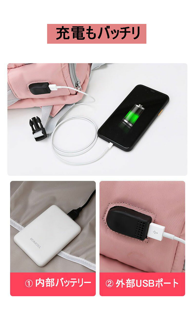 【期間限定★600円OFFクーポン対象商品】 マザーズリュック ママリュック リュック 海外旅行 マザーズバッグ 保温保冷 ママバッグ 人気 チャック 軽量 大容量 防犯 撥水 多機能 レディース USB 防災 キャンプ おすすめ 水筒 kktms-10006246 KKTMS楽天市場店 サンプル画像3