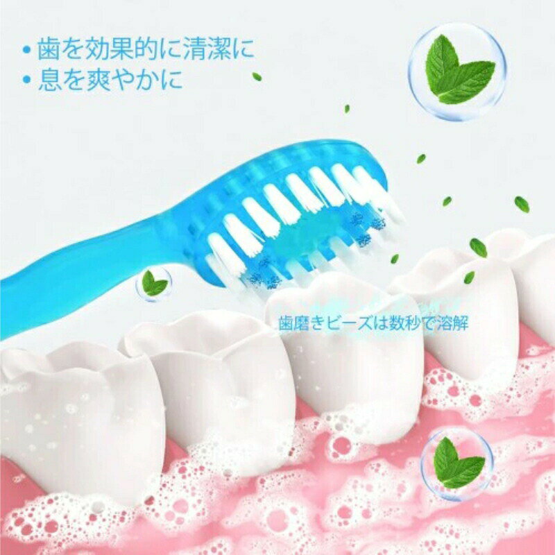 使い捨てミニ歯ブラシ、 5 In 機能、 個包装で職場や旅行に便利 ワンタフトブラシ ...
