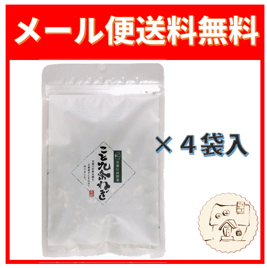 【メール便送料無料】 こと京都 乾燥九条ねぎ 　10g ジッパータイプ 4袋入り