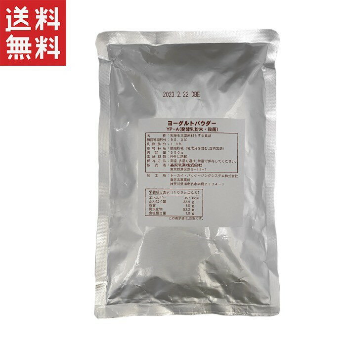 森永乳業 ヨーグルトパウダー YP-A 業務用 500g 1袋入