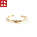 バングル ノット 結び 2連 ブレスレット メタル カジュアル レディース アクセサリー かわいい おしゃれ プレゼント 上品 大人カジュアル シンプル ギフト...