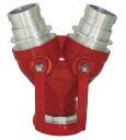 岩崎製作所 制水器具 通水分岐管 双口接手 50×50×50 21SSM555A(3)