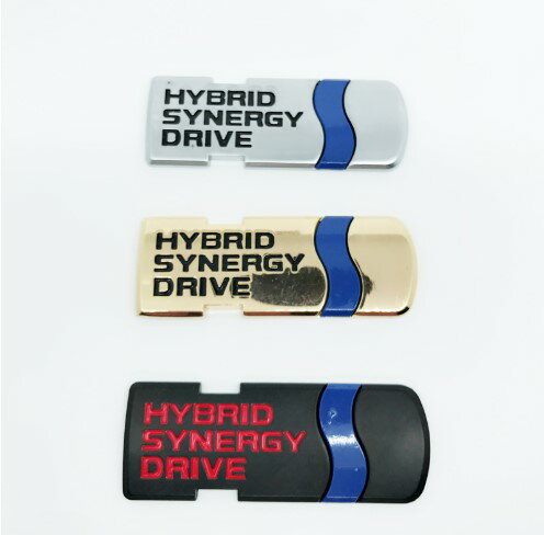 1枚ハイブリッド プレート エンブレム/3D/ステッカー トヨタ適用 3色選択可能