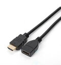 HDMI 延長ケーブル 金メッキ 30cm HDMIタイプAオス&メス 接続コード AV ビジュアル